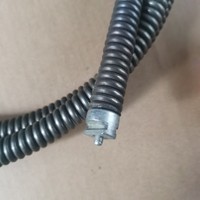 Ressort d'extension segmenté en acier au manganèse crypté de 16 mm d'épaisseur et 25 m de long pour outil de dragage d'égouts, hauteurs indirectes