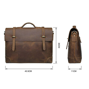 J.M.D nuovo arrivo spalla Unisex Business Laptop <span class=keywords><strong>avvocato</strong></span> uomo tasca grande forma personalizzata slip in pelle pieno fiore - Product Image 3