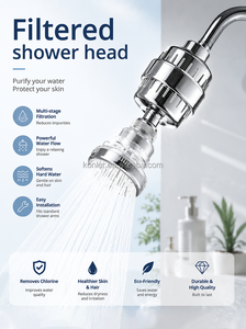 Filtro para Ducha de Alta Calidad con Vitamina C, Purificador de Agua Dura, Elimina Cloro y Flúor - Product Image 5