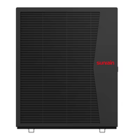 Pompe à chaleur monobloc commerciale Sunrain R290 A+++ ERP CE DC Inverter, climatiseur split, chauffe-eau