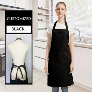 Custom Logo Cotton Cheap <b>Kitchen</b> <b>Aprons</b> Bulk <b>Kitchen</b> <b>Aprons</b> for Cafe Restaurants <b>Kitchen</b> <b>Apron</b> - Product Image 4