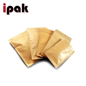 Sinh Thái Thân Thiện Phân Hủy Sinh Học Nhiệt Con Dấu Phong Bì Gói Cà Phê Bột Điều Trị Thực Phẩm <span class=keywords><strong>Kraft</strong></span> Giấy Bên Con Dấu Phẳng Gói Túi - Product Image 1