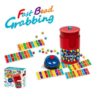 Giocattoli educativi interattivi Bingo manuale della lotteria fortunata per amici di famiglia che raccolgono giochi Desktop per bambini - Product Image 2