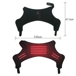 Adjustable <b>Dog</b> Red <b>Light</b> Therapy Wrap Reusable Soft Fabric Infrared Heating Pad All Seasons Comfortable Style Outdoor - Product Image 2