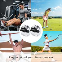 Portable Mini Golf Score Keeper Clicker GP 4 chiffres métal main compteur populaire Golf accessoires Clicker Scorecard titulaire