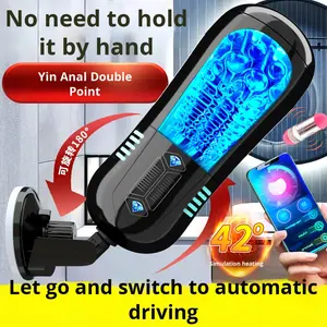 Haut de gamme entièrement automatique électrique télescopique vagin jouet hommes tasse masturbateur pas besoin de <span class=keywords><strong>préservatif</strong></span> adulte Sex Toy - Product Image 3