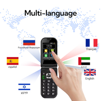 Téléphone à clapet TIQ MINI Q3 avec Google Play, double SIM, SOS à une touche, gros boutons, écran tactile, livraison gratuite, smartphone, prix de gros