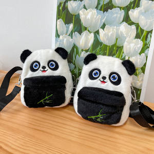 Cartoon Embroidered Bamboo <strong>Panda</strong> Cuddly Plush Backpack School <strong>Bags</strong> Backpack Anti-theft Preschool Kindergarten Kids Shoulders <strong>Bag</strong> - Product Image 1