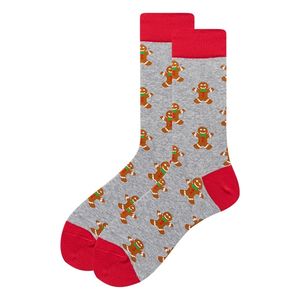 Chaussettes <span class=keywords><strong>de</strong></span> Noël extra larges pour hommes Taille 41-46 Chaussettes <span class=keywords><strong>de</strong></span> vacances en coton coloré Longueur mi-mollet Idée cadeau <span class=keywords><strong>de</strong></span> fête amusante - Product Image 5