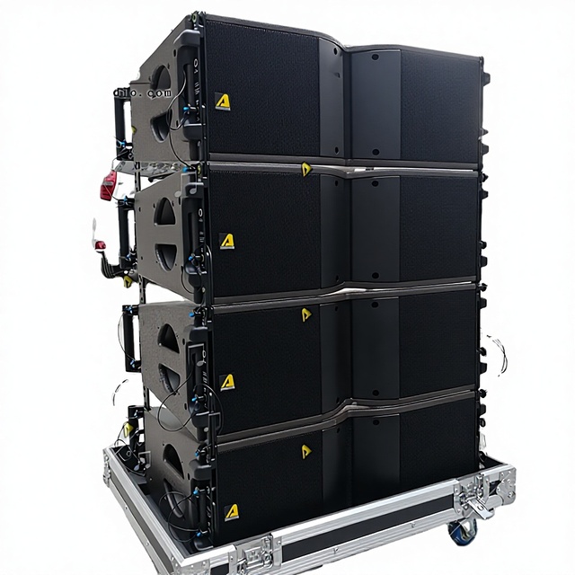 Actpro KR208 K2 dual 12 inch three way line array system speaker set with double 18 inch KS28 subwoofer - 3 Years Warranty