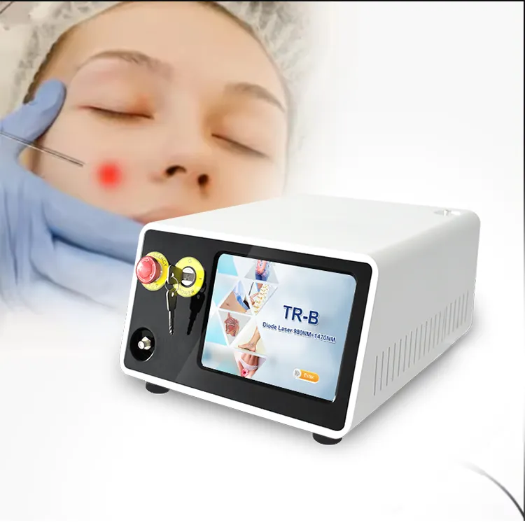 Laser Hút Mỡ Máy 980nm 1470nm Loại Bỏ Chất Béo Lipomas Laser Vẻ Đẹp Máy Mặt Nâng Hút Mỡ Phẫu Thuật Lipo Laser