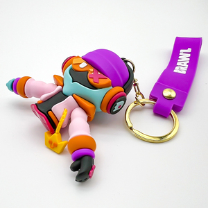 Llavero de Goma Personalizado de Alta Calidad al por Mayor, Llavero de PVC Suave con Diseño de Dibujos Animados en 2D y 3D para Promoción - Product Image 2