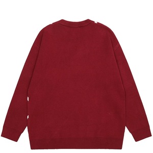 Maglione da <span class=keywords><strong>Donna</strong></span> Stile Streetwear con Motivo a Ragnatela Jacquard, Maglione Lungo Invernale Lavorato a <span class=keywords><strong>Maglia</strong></span>, Abbigliamento Femminile - Product Image 3
