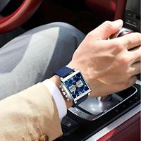 Montre pour homme POEDAGAR E109, luxe, silicone, double fuseau horaire, multifonction, chronographe, étanche, lumineuse
