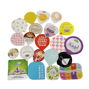 Biểu Tượng Tùy Chỉnh Nhôm Lá Nắp Cho Sữa Chua Lá Niêm Phong Nắp Ly Nước Giải Khát Nhiệt Niêm Phong Thực Phẩm Cấp Nhôm Nắp Lá - Product Image 1