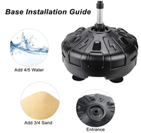 Support de sac de frappe autoportant JIKE Sports réglable en hauteur, en acier, avec matériau PU et remplissage d'eau pour l'entraînement de boxe