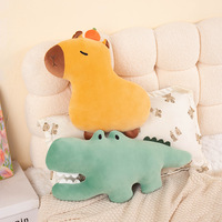 Coussin en peluche Capybara pour voiture Coussin en crocodile mignon Super Soft Ins Girls Sleeping Bear Type Perfect Birthday Gift Wholesale