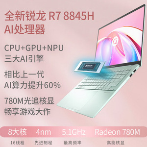 โน้ตบุ๊ก Bean Air ขนาด 14 นิ้ว 32GB 1TB R9 8945H Windows Light - Product Image 5