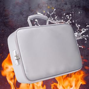 Bolsa Organizadora de Documentos Impermeable y Resistente al Fuego de Gran Tamaño con Cerradura para Protección de Efectivo y Accesorios - Product Image 2