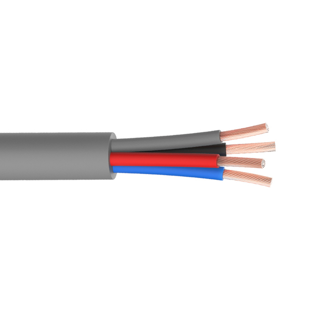 RVV Flexible Control Cable 2/3/4/5 Core 2.5mm 4mm 6mm 10mm 16mm PVC Rubber Copper Wire