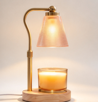Lampe chauffe-bougie avec minuterie, chauffe-cire pour cadeaux d'anniversaire, cadeaux de Noël pour femmes, maman, elle, cadeau de pendaison de crémaillère