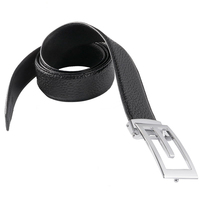 Ceinture en cuir véritable de grande taille pour homme, OEM, en alliage de Zinc, Design marron, épaisseur de 3.5mm, vente en gros