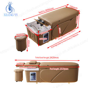 Bac <span class=keywords><strong>de</strong></span> Lavage Spa <span class=keywords><strong>de</strong></span> Luxe pour Salon <span class=keywords><strong>de</strong></span> Coiffure Fauteuil Massant Shampoing Thaï et Japonais - Product Image 6