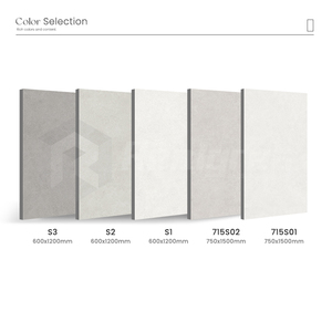 75x150cm Pierre Naturelle Gris <span class=keywords><strong>Béton</strong></span> Mat Salle de Bain Exposition Carreaux de Mur et de Sol Porcelaine pour Hôtel - Product Image 2