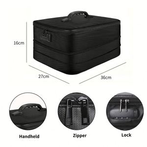 Sac de rangement portable OEM étanche et ignifuge avec serrure pour documents et certificats importants à domicile - Product Image 3