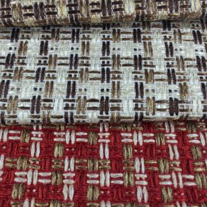Tessuto personalizzato a strisce di lino in lino tessuto per divano in cotone traspirante Pongee ad alta solidità di colore tinta tinta unita Jacquard - Product Image 3