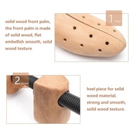 Embauchoir extenseur de chaussures, thème arbre de Lotus en bois, prêt à l'emploi, lm01010
