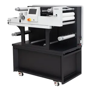 digital automatic label slitting label sticker finisher machine roll Label Rotary Die Cutting Machine