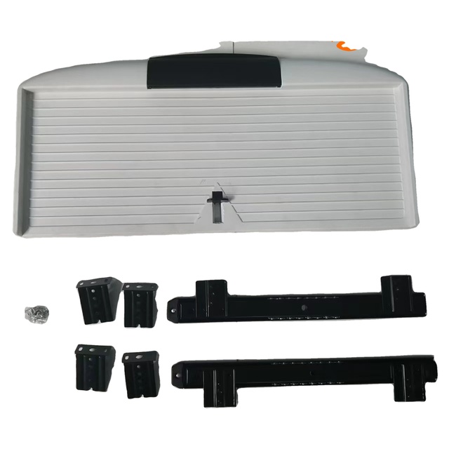 High Quality Adjustable Computer Under Desk Plastic Keyboard Tray with Stainless Steel Drawer Slide Rail