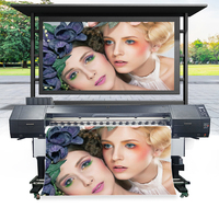 Traceur UV 1.8m XP600 I3200 Tête d'impression Rouleau grand format à rouleau Imprimante UV LED Imprimante numérique grand format