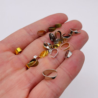 Hongtong acier inoxydable bijoux à bricoler soi-même pince à pincer pendentif collier fermoir connecteur Melon graines boucle pendentif fermoirs