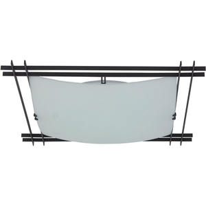 GRENOBLE 2pcs Appliques E27 Douille 51x51x8cm Marron Plate - Product Image 1