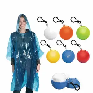 10 Uds al aire libre hombres mujeres adultos impermeable a la deriva poncho colgante compresión bolsillo bola camping portátil desechable impermeable