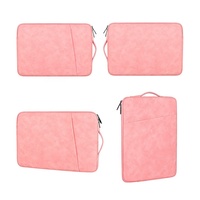 Tas pelindung lengan Laptop Pu tas jinjing Notebook Ultrabook untuk MacBook Pro 16 "2025 14" 15 "15.6" Dell HP Acer