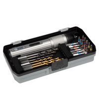 Ensemble de tournevis électriques Outil sans fil de qualité industrielle Kit d'outils pour la maison avec petites perceuses électriques Source de batterie