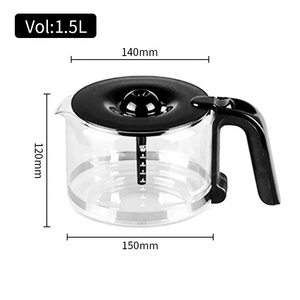 Nhà sản xuất toàn bộ bán 10 cốc cà phê bình thay thế cà phê nhỏ giọt sản xuất thủy tinh nồi thủy tinh cà phê bình nhỏ giọt nồi thủy tinh - Product Image 2