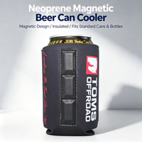Coozies magnétiques personnalisés de haute qualité en néoprène par sublimation 12oz support de refroidisseur de canette magnétique avec aimants