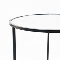 Tables basses rondes modernes de salon, lampes de chevet de chambre à coucher