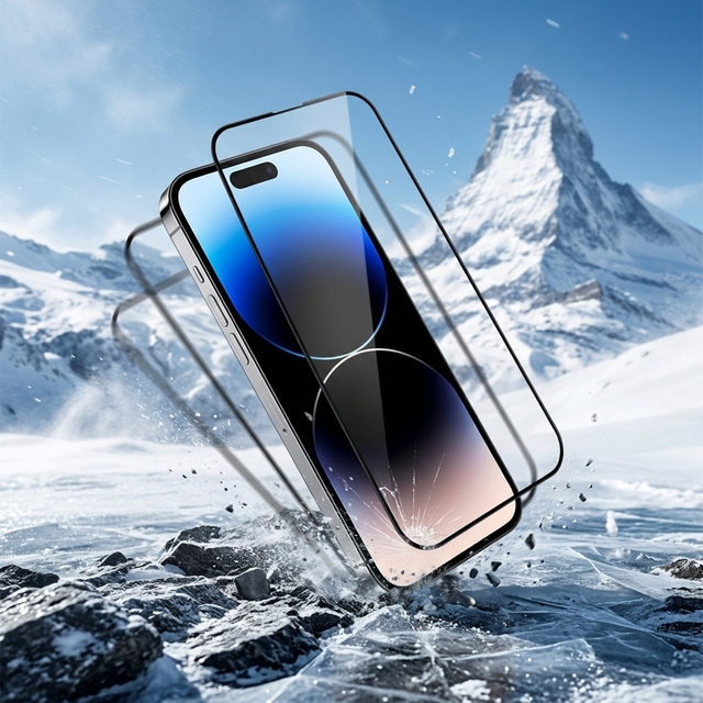 9H 2.5D Clear Silk Anti-Scratch Mobile Phone Tempered Glass Screen Protector for iPhone 12 13 14 15 16 16E 17 18 Pro Max Plus