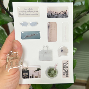High Quality Custom Luxury Clear 3D Printed Resin Dome Epoxy Stickers, Strong Self-Adhesive <b>Waterproof</b> <b>Labels</b> - Product Image 6