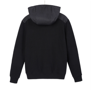 Nouvelle veste en duvet à capuche avec col rabattable, mélange de laine, fermeture éclair, style coréen, rouge, blanc, bleu - Product Image 2