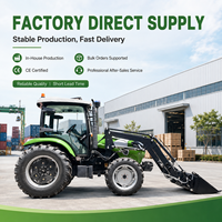 Tracteur agricole LAWNIO conforme aux normes internationales, moteur 4 cylindres, sélection de vitesses flexible pour le travail sur le terrain, tracteur 4x4