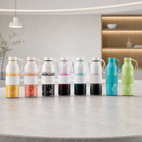 Ensemble de thermos isothermes à double paroi écologiques YEKEA 8 couleurs Contatto 500 ml, finition de transfert de laque par impression 5D de qualité supérieure