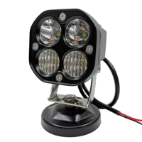 Nouveau projecteur LED extérieur BSG 12V 40W IP67 étanche 6000K-6500K en aluminium de 3 pouces pour éclairage automobile, projecteurs et feux de conduite