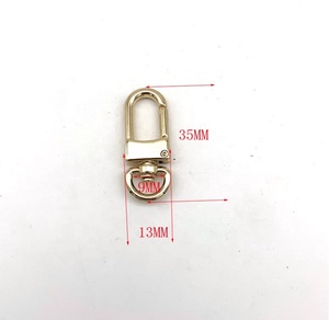 Accessoires de quincaillerie pour bagages Boucle en D Diamètre intérieur 9mm Petite boucle de porte en métal Boucle de chien Crochet <span class=keywords><strong>Allo</strong></span> en zinc - Product Image 5
