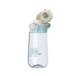 OEM工厂婴儿水瓶热卖婴儿训练杯直接饮料480毫升Tritan带绳婴儿杯